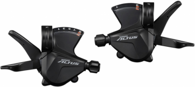 Рукоятка переключения передач, левая, SL-M2000, ALTUS, gripshift, 3 ск. (, ASLM2000LB) Shimano  фото, kupilegko.ru